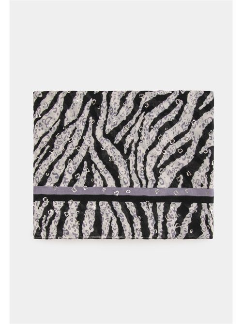 Sciarpa con stampa animalier 5ZEBRI MORGAN DE TOI | 5ZEBRINOIR-BLANC